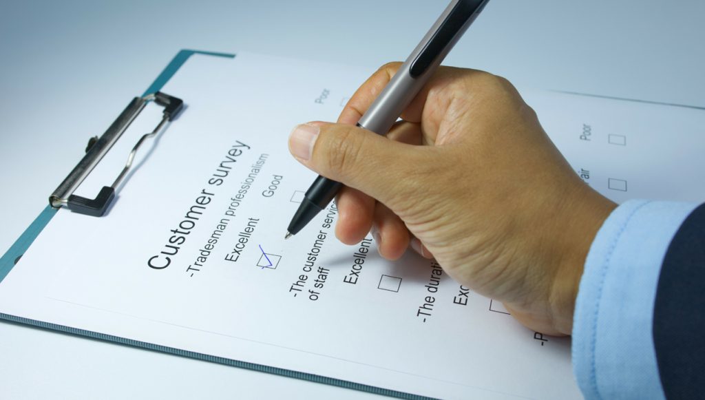 Customer satisfaction survey