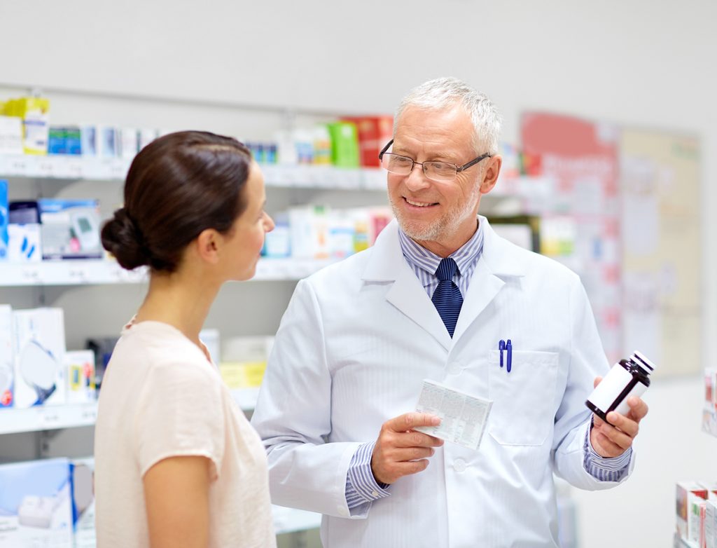 Pharmacist Help Customer