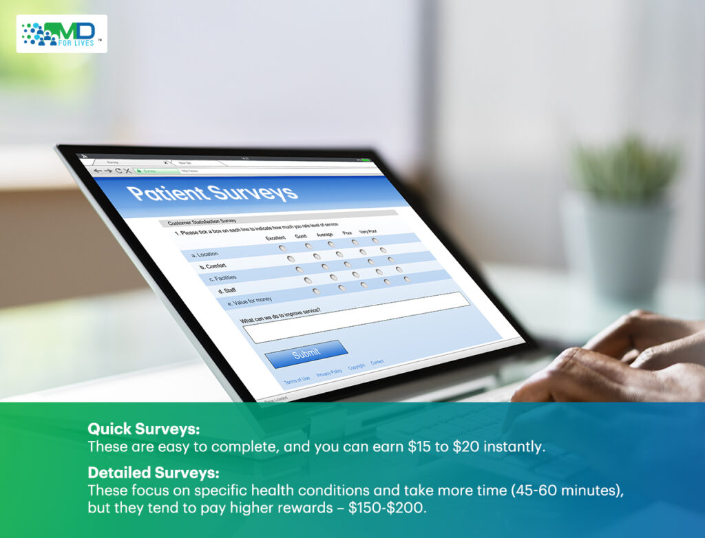 paid medical surveys for patients