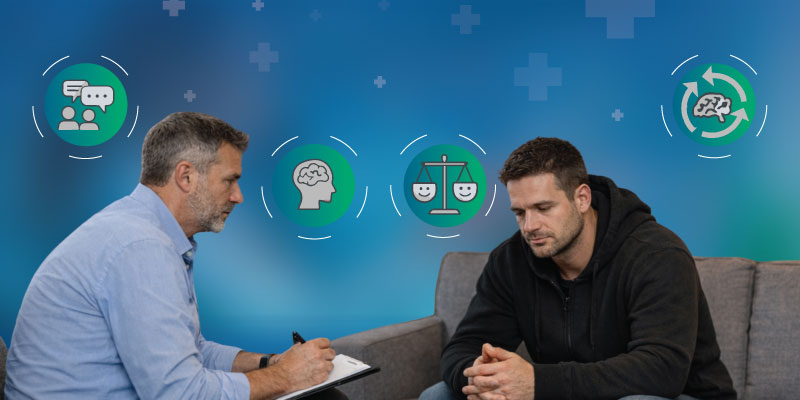 Psychotherapy session for antisocial personality disorder treatment