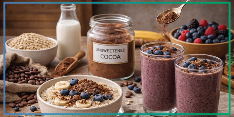 healthy recipes using cocoa powder for diabetes friendly diet