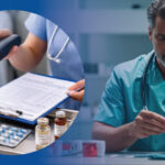 healthcare professional checking medication to prevent medication errors