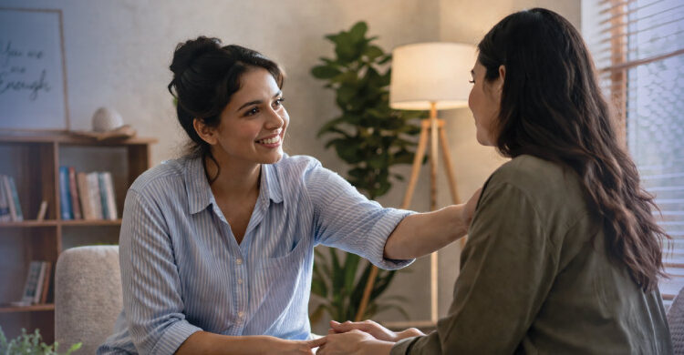 patient community providing emotional support through shared experiences