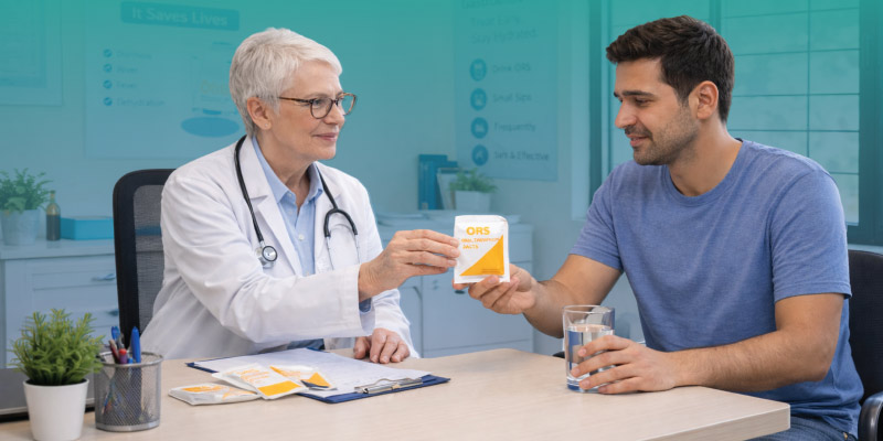 treatment of acute gastroenteritis using oral rehydration therapy