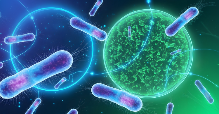 antimicrobial resistance showing bacteria surviving antibiotic treatment