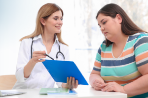 bariatric surgery for weight loss consultation with doctor