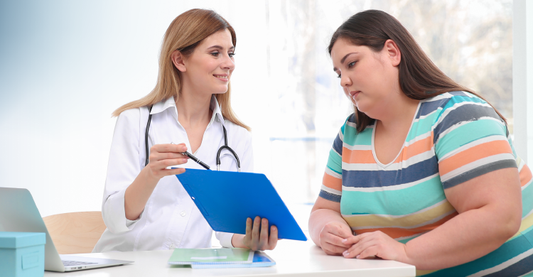 bariatric surgery for weight loss consultation with doctor