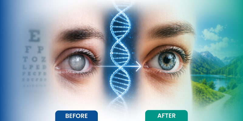 benefits of gene therapy for blindness and vision improvement