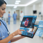 smart hospital technology showing connected healthcare systems