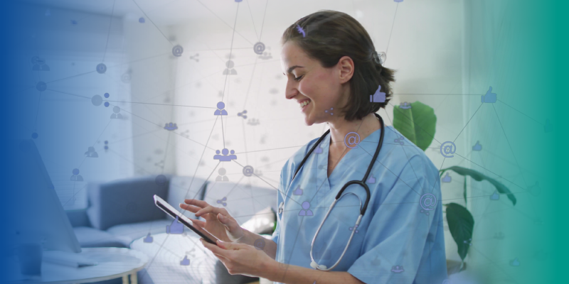 role of social media in healthcare communication and collaboration