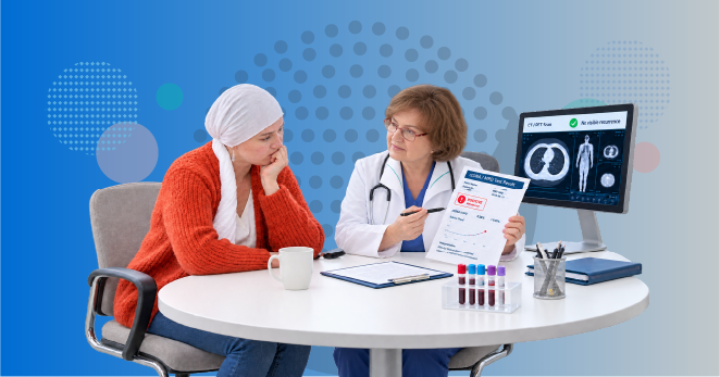 Liquid biopsy may guide cancer treatment before recurrence is visible on imaging.