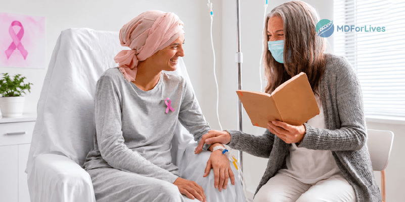 cancer treatment experience infographic showing emotional uncertainty pressure to stay positive and emotional impact harder than expected