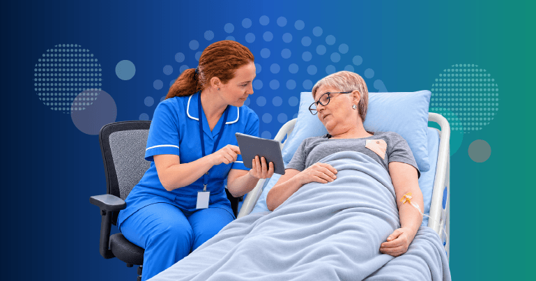 nurse balancing bedside patient care with documentation coordination staffing pressure and workflow interruptions