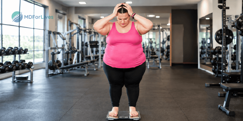 rapid weight loss infographic showing health motivation fear of regain and need for long-term lifestyle preparation