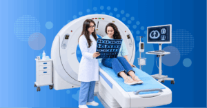 radiologist reviewing incidental imaging finding with follow-up pathway risk stratification and overdiagnosis considerations