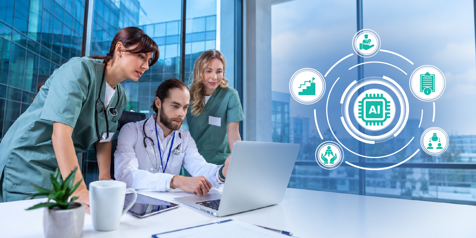 Patient journey showing care needs, information preparation, hospital team handoff, transfer of responsibility and clear next steps for the patient. 