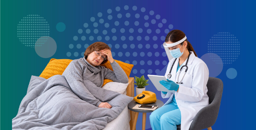 neurologist assessing fatigue cognitive symptoms medication effects and possible sleep disorders in a patient with neurological symptoms