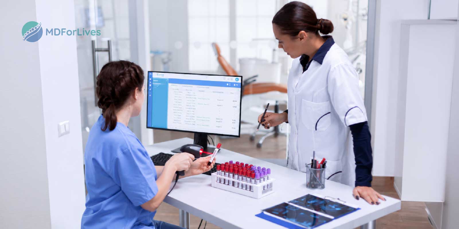 laboratory turnaround time infographic showing specimen labeling order verification clarification tracking LIS integration and pre-analytic delays