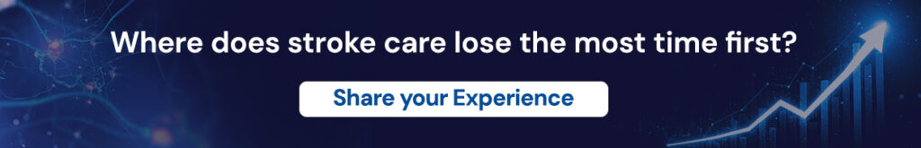 Where does stroke care lose the most time first