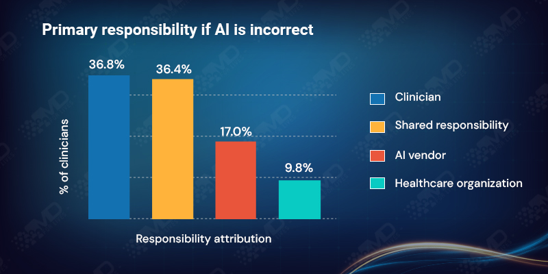 Primary Responsibility If AI is incorrect