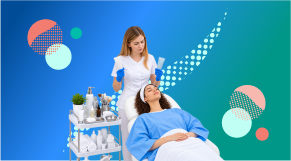 Dermatologist treating a patient during a dermatology consultation